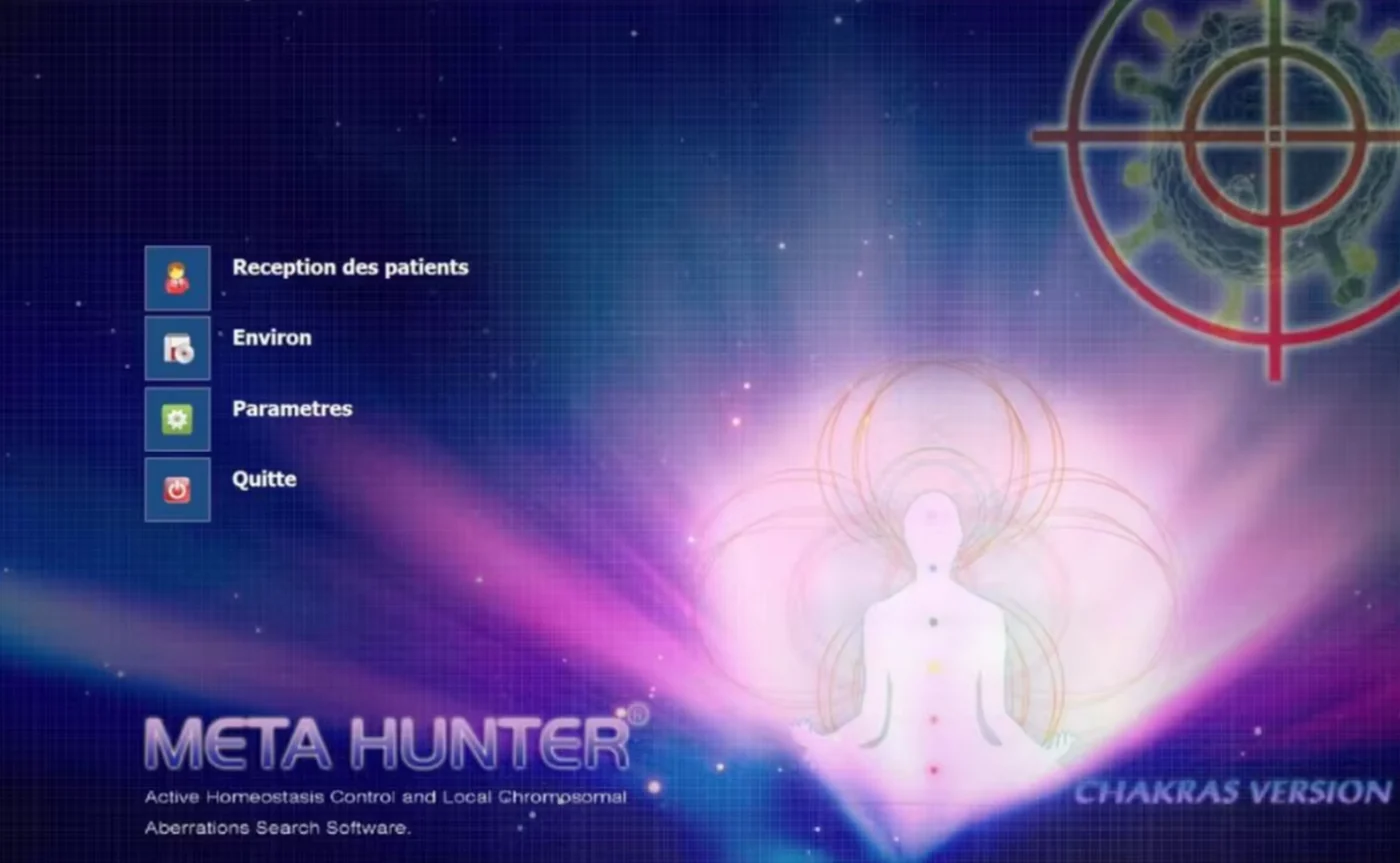 Meta Hunter yazılımı — Açılış ekranı — kayıt, ayarlar ve çıkış